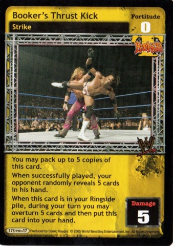 Bookers Thrust Kick